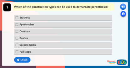 Year 5 and Year 6 Recognising Parenthesis | Classroom Secrets Kids