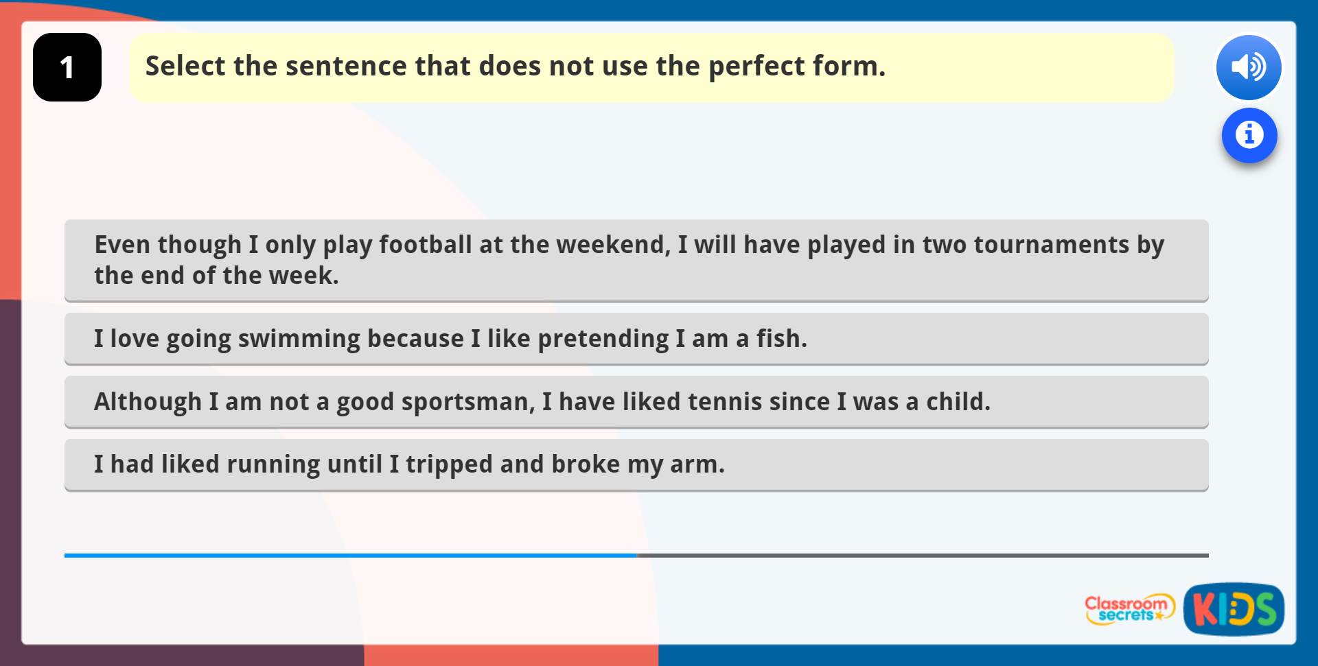 Year 5 Recognising and Using the Perfect Form in Sentences | Classroom ...