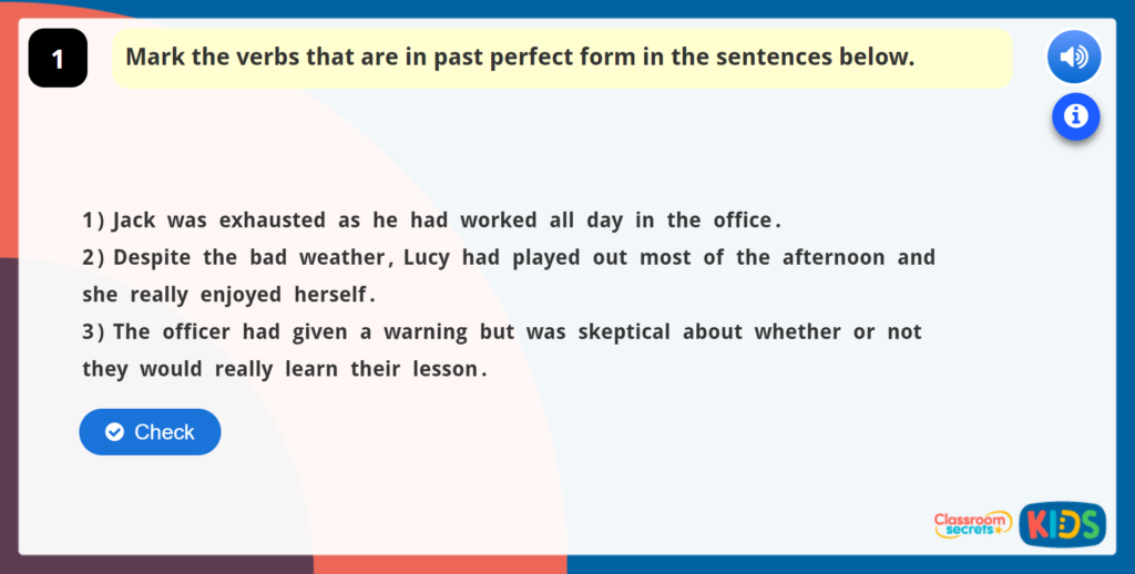 Past Perfect Tense Resources