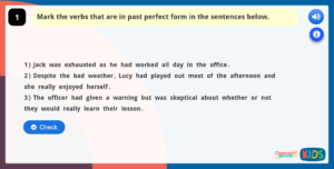 Year 5 Recognising and Using Past Perfect Form | Classroom Secrets Kids