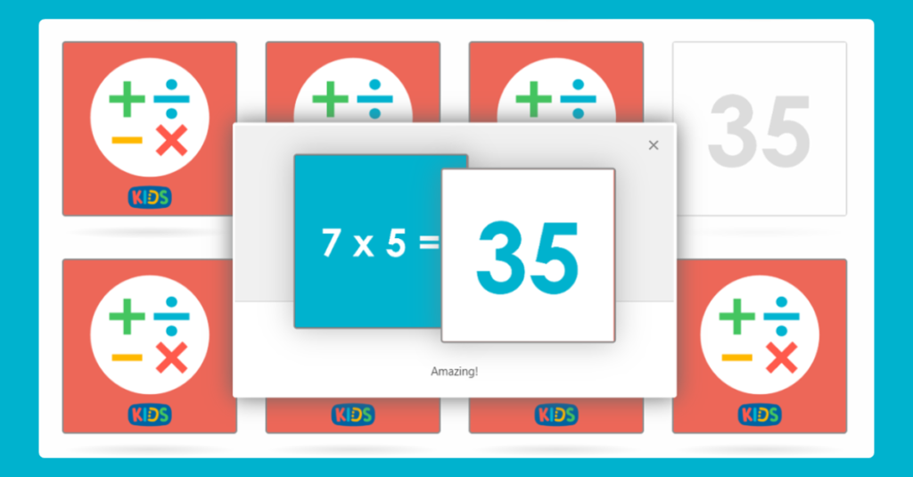 Year 2 Mixed Multiplication Memory Card Game