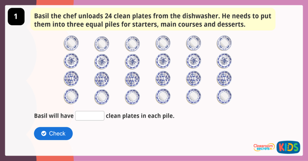 Year 3 Word Problems Multiplication and Division 1