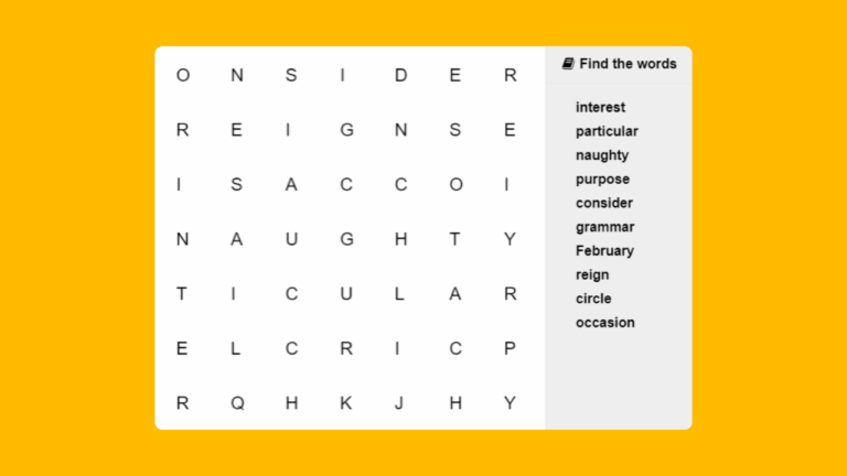 Spelling Interactive Puzzle for Year 3 and Year 4 Word Search ...