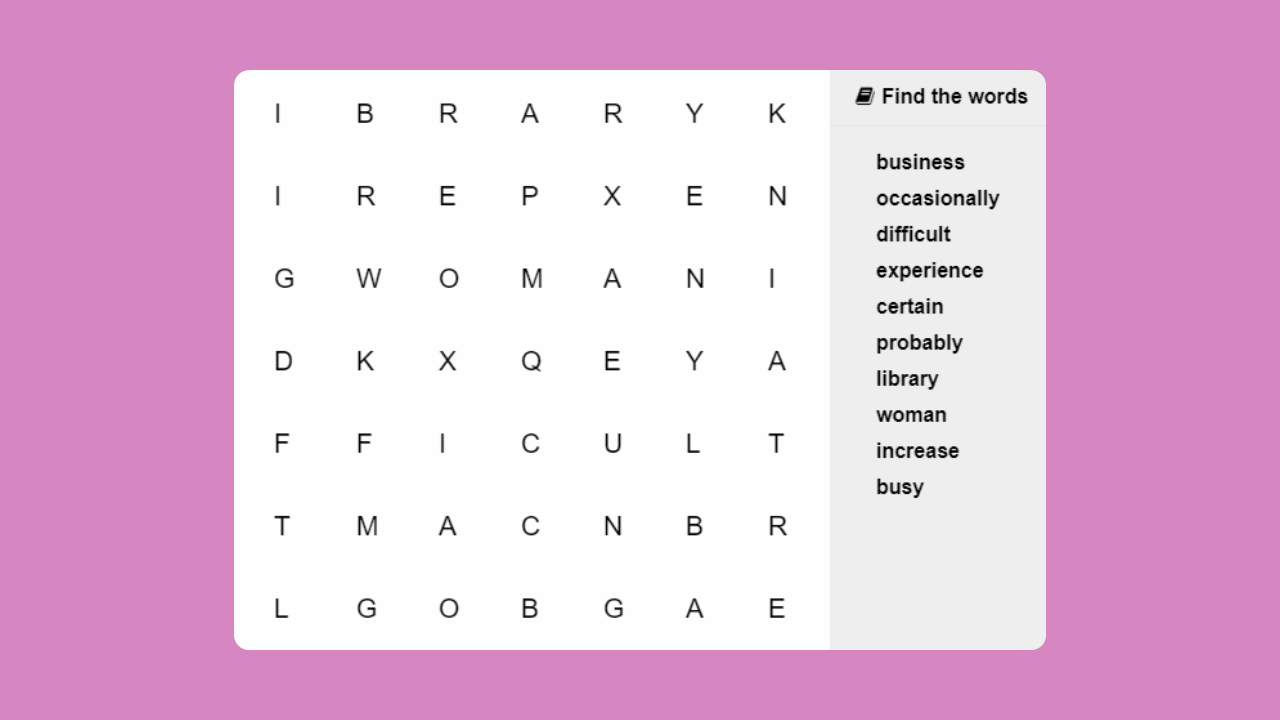 spelling interactive activity for year 3 and year 4 word search