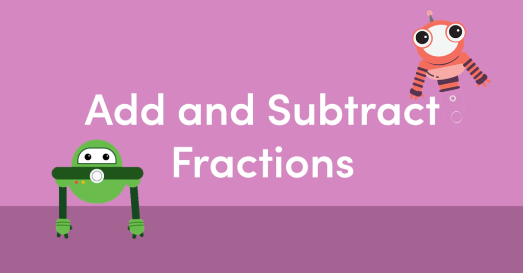 Add and Subtract Fractions Interactive Animation