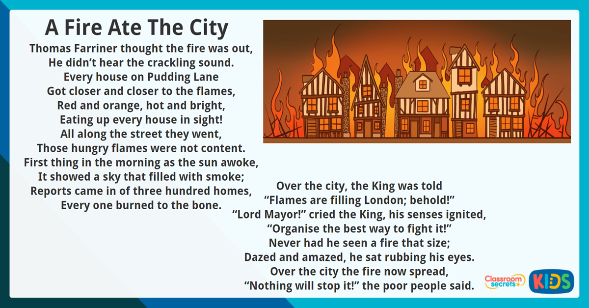 Year 3 Reading Comprehension A Fire Ate the City | Classroom Secrets Kids