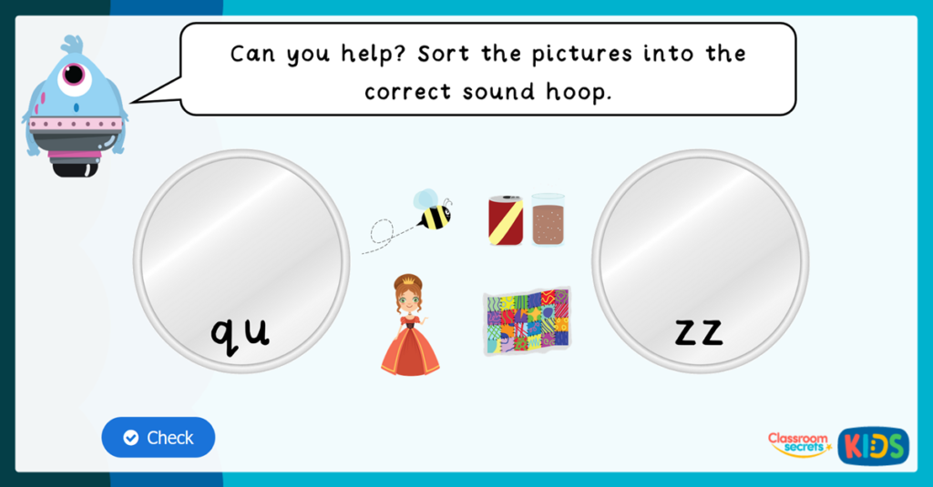 Phase 3 Phonics Match Pictures to Sounds Game 2