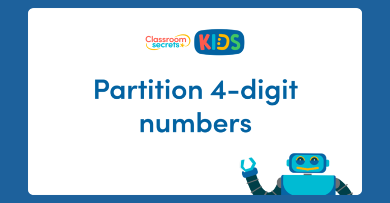 How To Partition 4 Digit Numbers