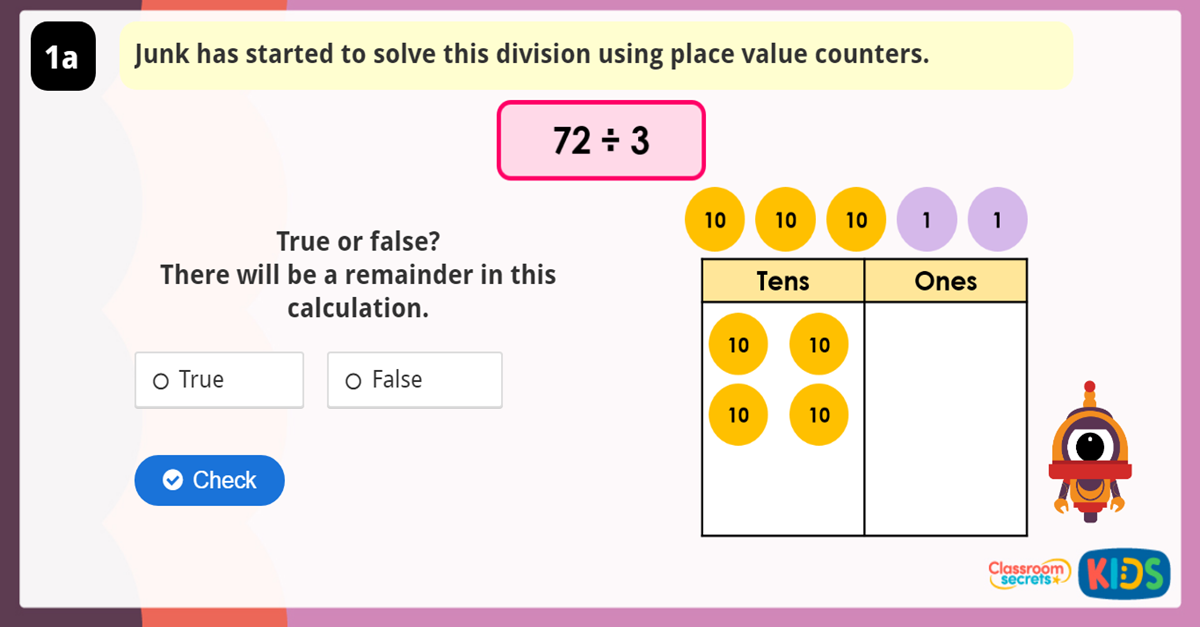 Year 4 Divide 2 Digits by 1 Digit 2 Reasoning Practice | Classroom ...