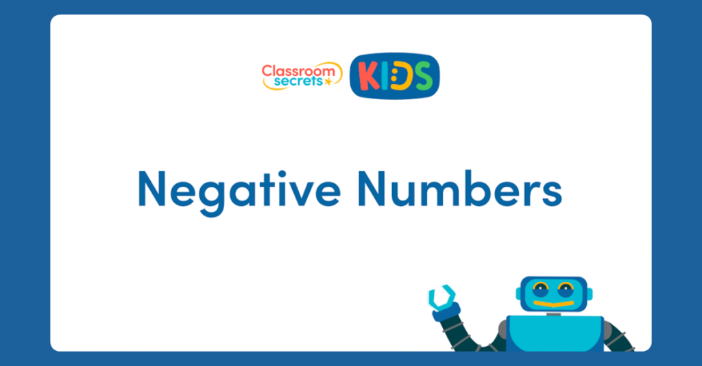 Year 6 Negative Numbers Video