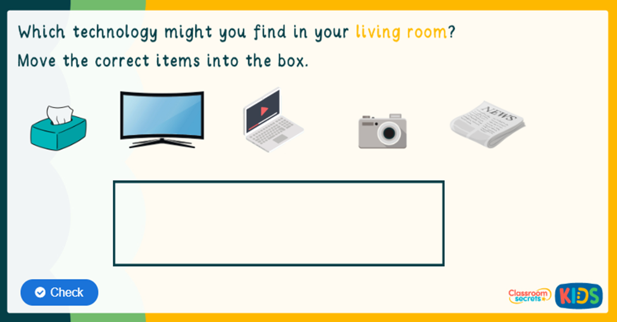 Reception Technology Game | Classroom Secrets Kids