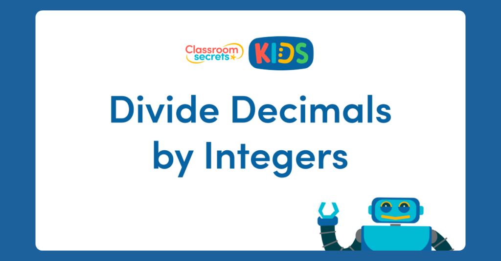 Divide Decimals by Integers Activity