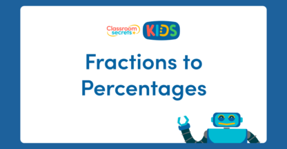 Year 6 Fractions to Percentages Activity