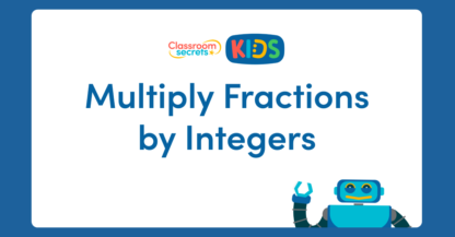 Year 6 Multiply Fractions by Integers Game