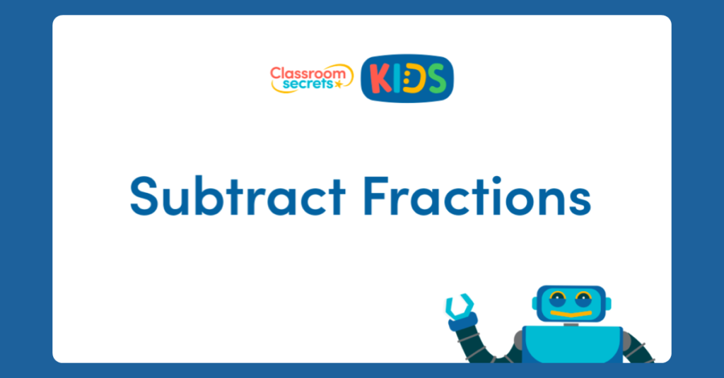 Subtract Fractions Video Tutorial