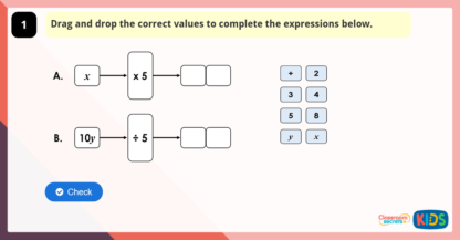 Year 6 Forming Expressions Game