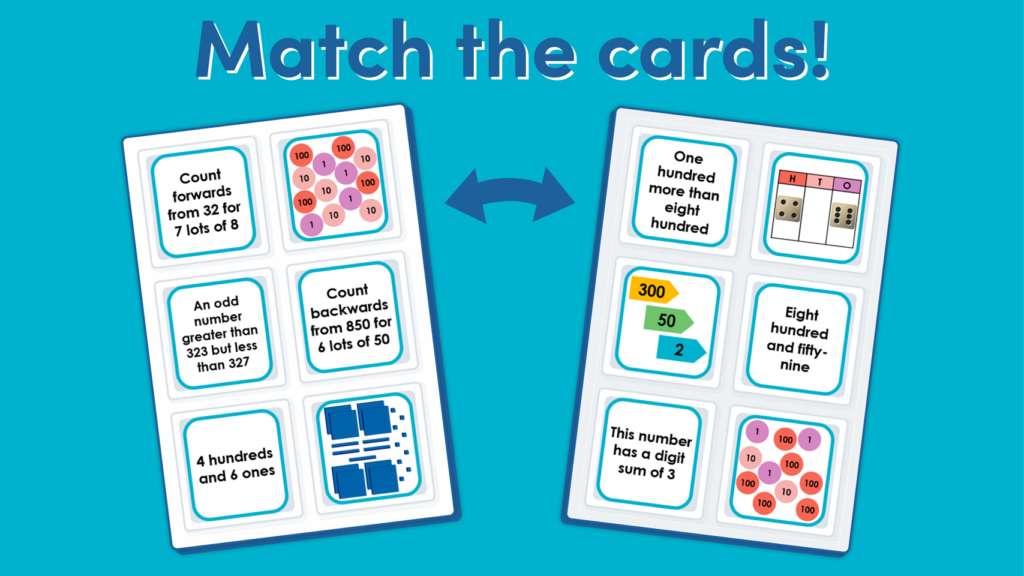 Year 3 Solve Number Problems Matching Game