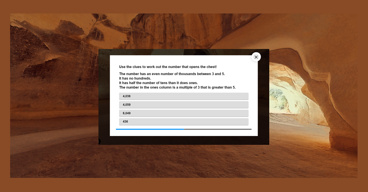 Year 5 Problem Solving with Place Value Virtual Tour Activity ...