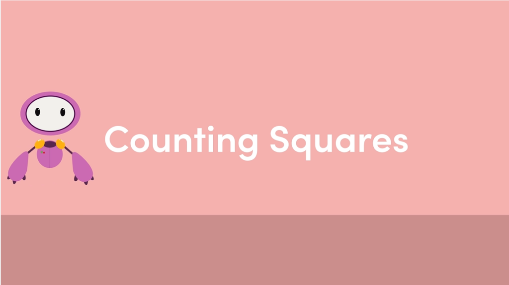 Year 4 Counting Squares Interactive Animation