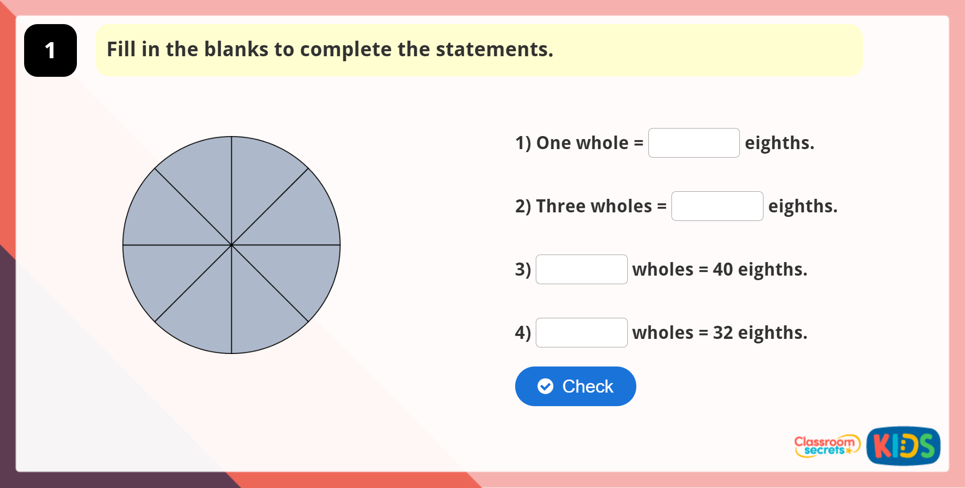 Year 5 Mixed Numbers To Improper Fractions Classroom Secrets Kids