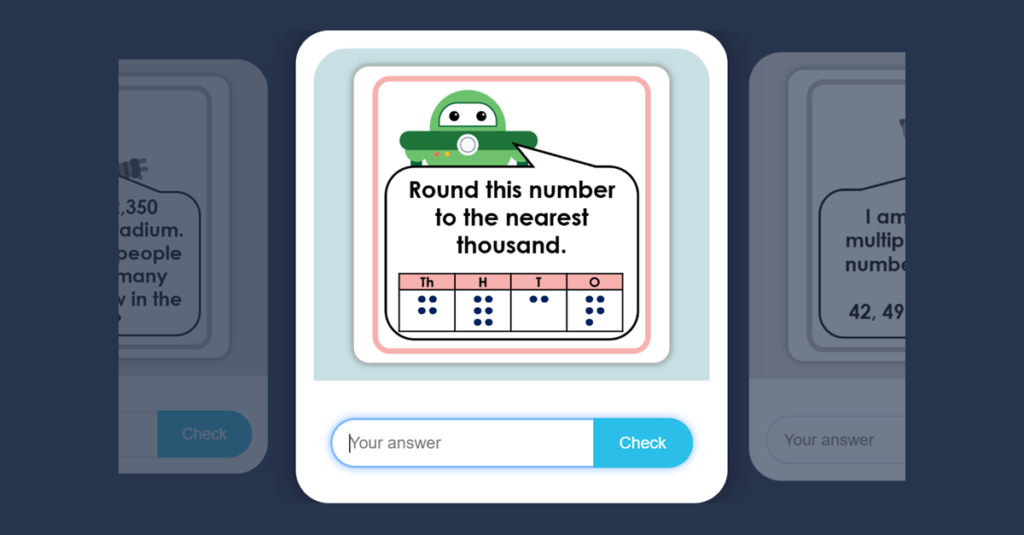 Year 4 Solve Number Problems Flashcards Game