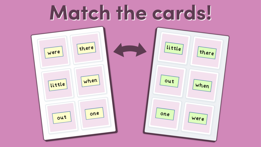 Phonics Phase 4 Tricky Words Game 2