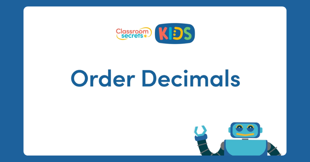 Order Decimals Video Tutorial