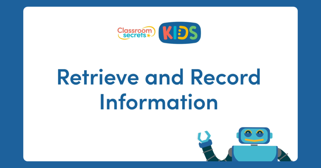 Retrieve and Record Information Video