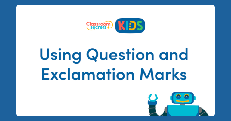 Question Mark For Tutorial Using Question and Exclamation Marks Video Tutorial | Classroom Secrets ...