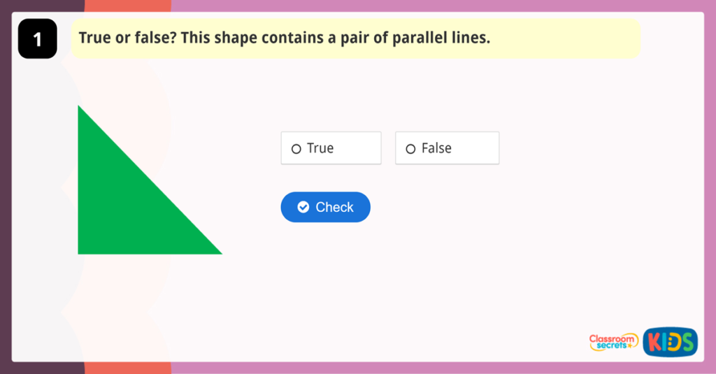 Year 3 Parallel and Perpendicular Game