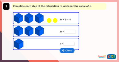 Year 6 Two-Step Equations Game