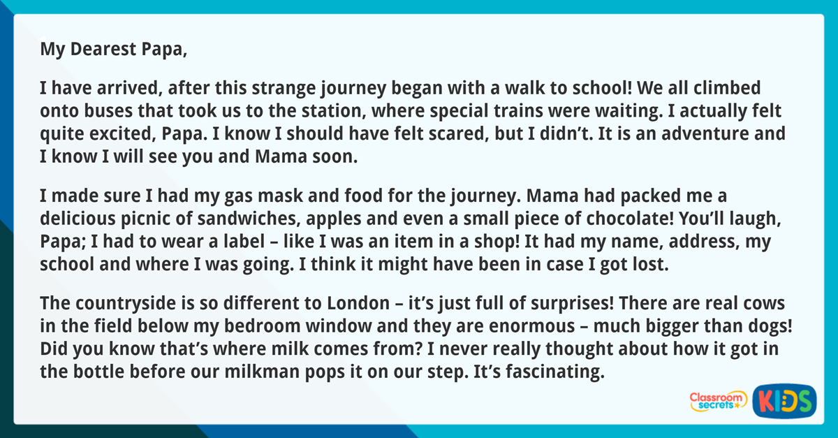 Paragraphs activity image