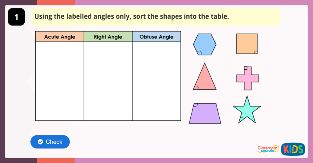 comparing angles year 3 problem solving