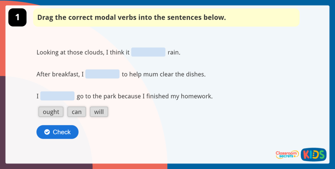 Modal Verbs | Classroom Secrets Kids