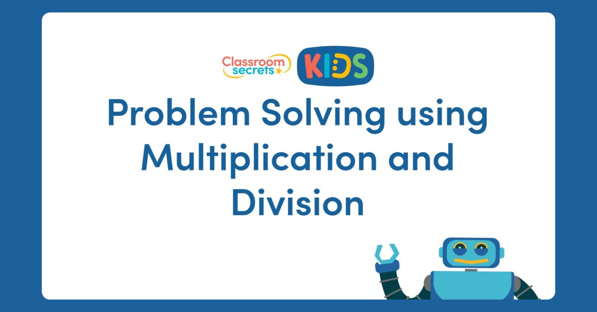 problem solving in multiplication and division
