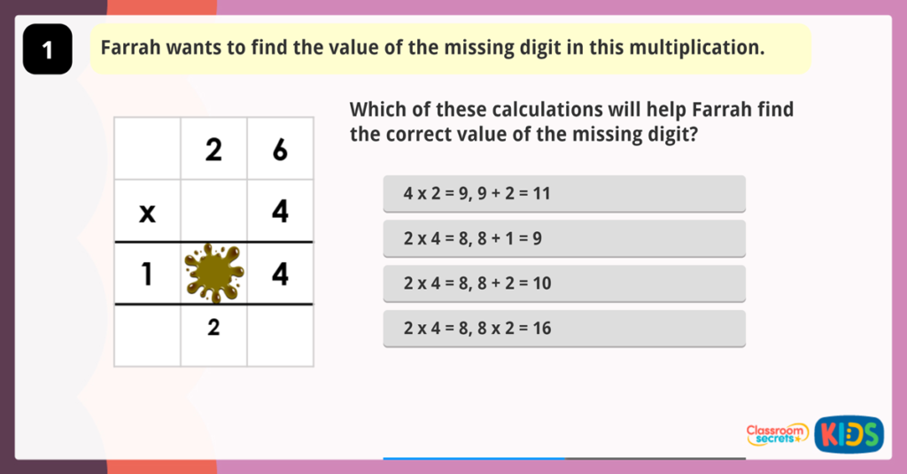 Year 3 Solve Multiplication and Division Problems Game