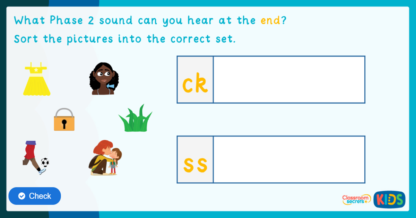 Phonics Phase 2 Identify the Sound Game 6 | Classroom Secrets Kids