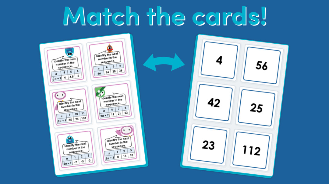 Year 6 Linear Number Sequences Matching Game | Classroom Secrets Kids