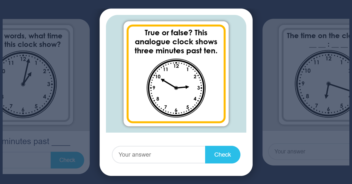 Time Telling Printable Flashcards