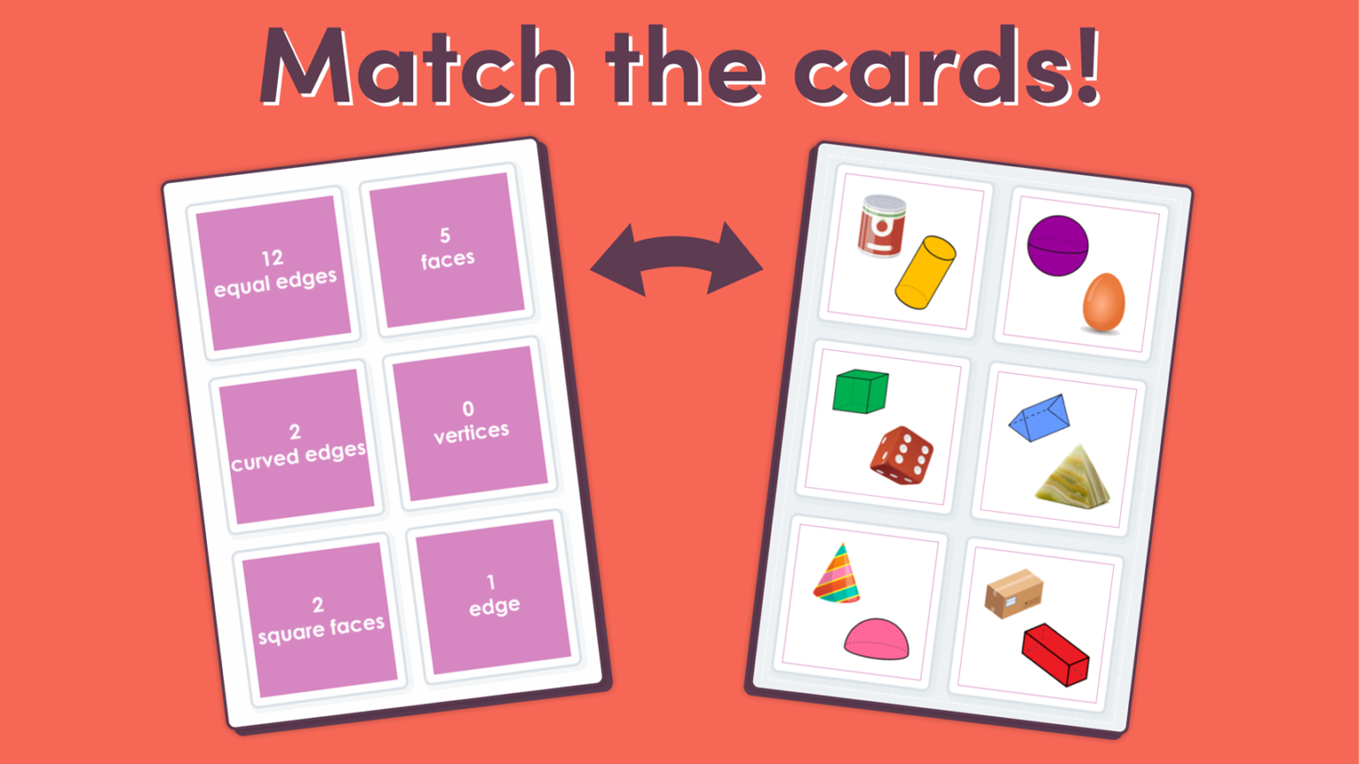 Year 2 3D Shapes Matching Game | Classroom Secrets Kids