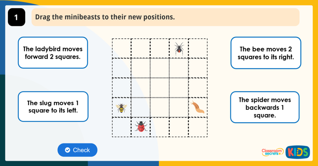 Year 2 Movement and Turns Game Classroom Secrets Kids