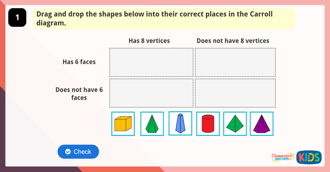 Year 6 Compare Shapes Game 