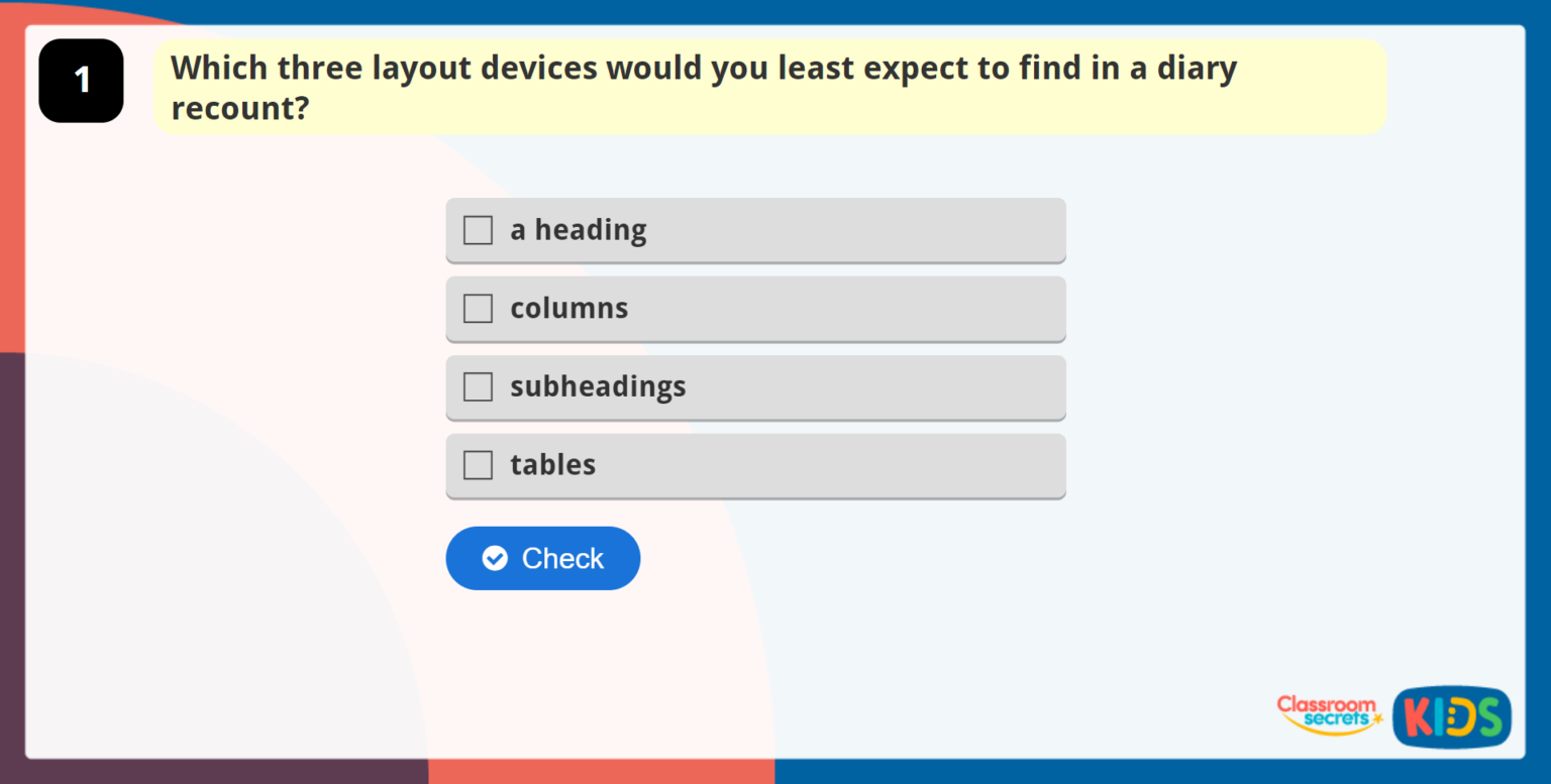 Year 6 Layout Devices Game 2 | Classroom Secrets Kids