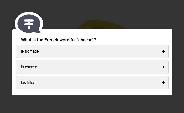 Simple French Foods Activity