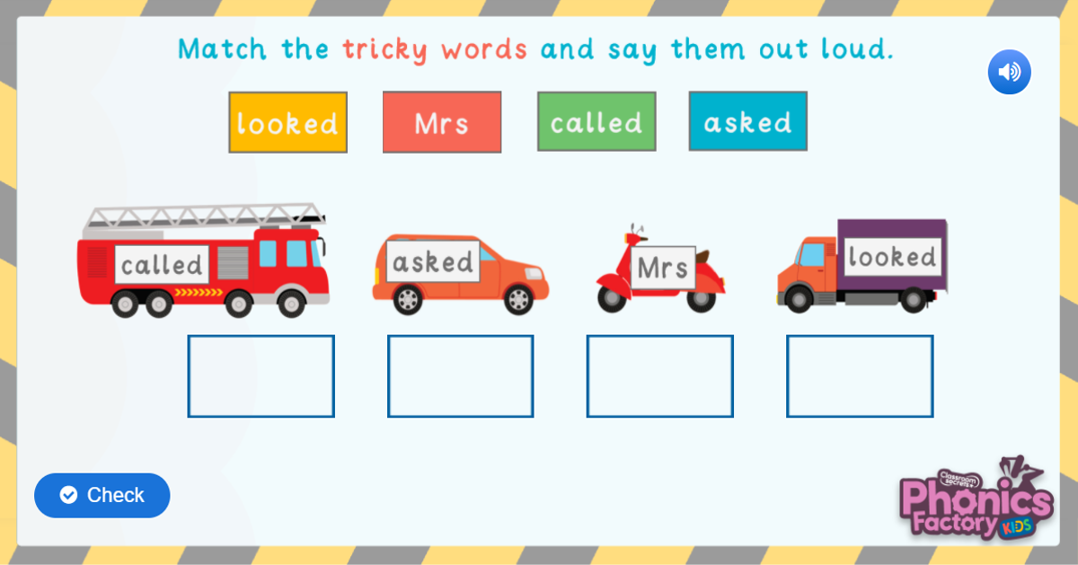 phonics phase 5 set 4 tricky words game in the phonics factory