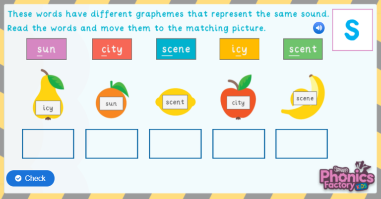 Phonics Phase 5 Alternative Spellings Game 2 in the Phonics Factory ...