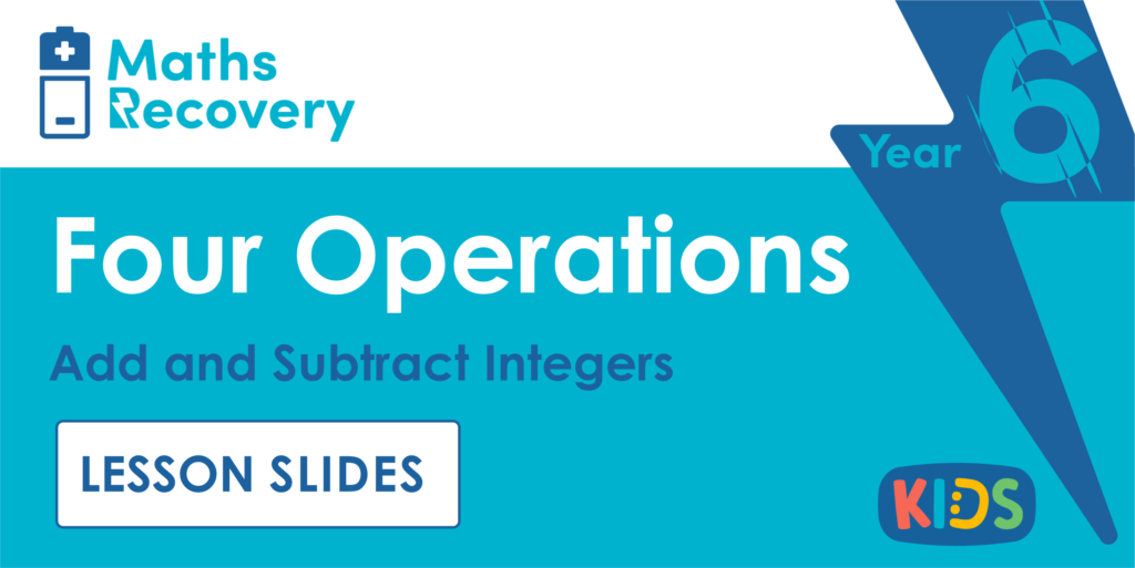 Add and Subtract Integers Year 6 Lesson Slides