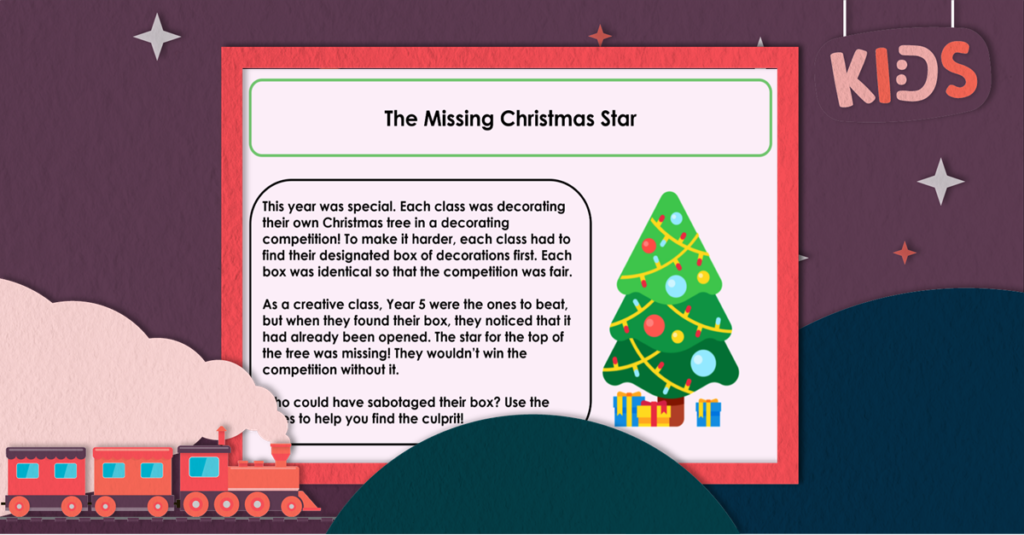 Year 5 The Missing Christmas Star Maths Game
