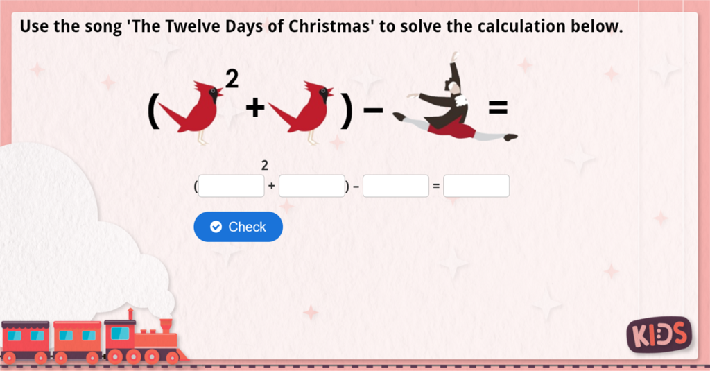 Year 6 The Twelve Days of Christmas Game