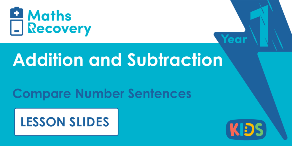 Compare Number Sentences Year 1 Lesson Slides Classroom Secrets Kids